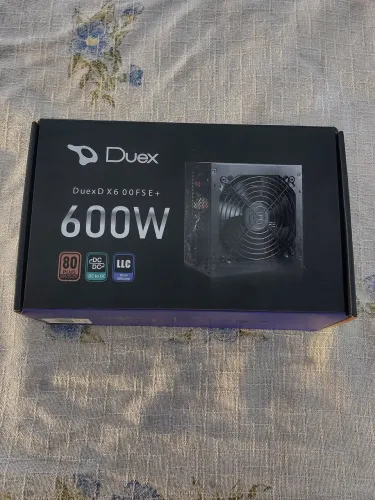 Fonte Duex 600w 80 Plus