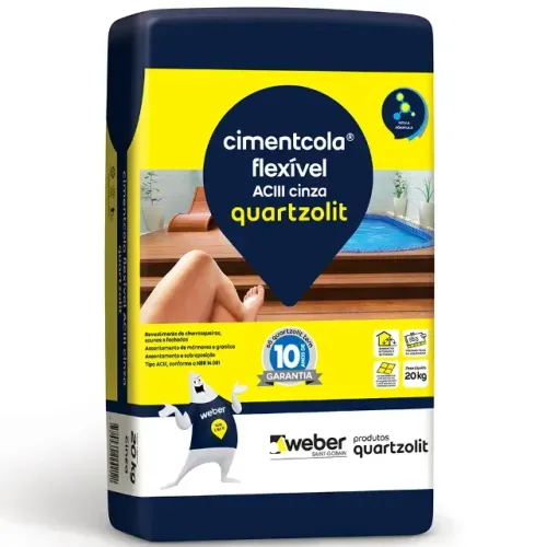Argamassa ACIII quartzolit - 30 reais o pacote
