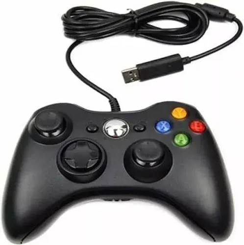 controle de xbox 360 com fio para pc