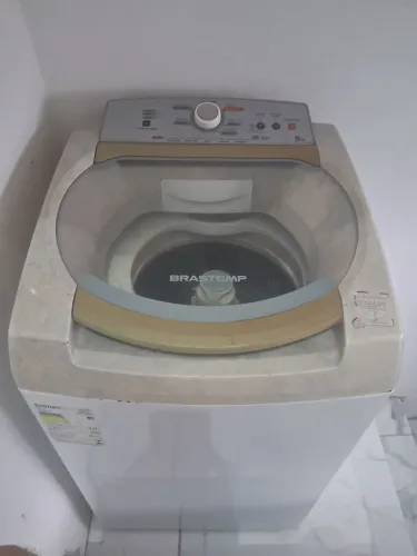 Máquina Brastemp Active 9kg cesto inox
