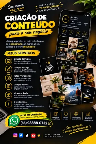 Criação conteúdo 