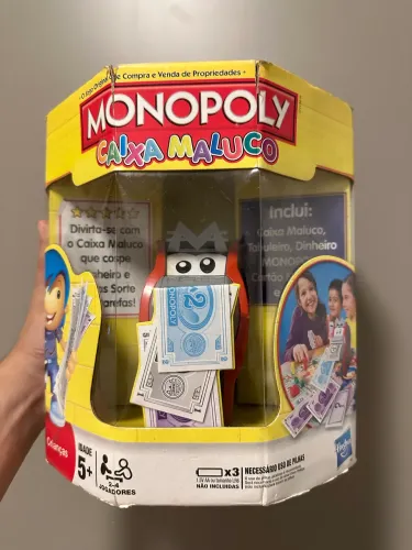 Monopoly caixa maluco - nunca usado