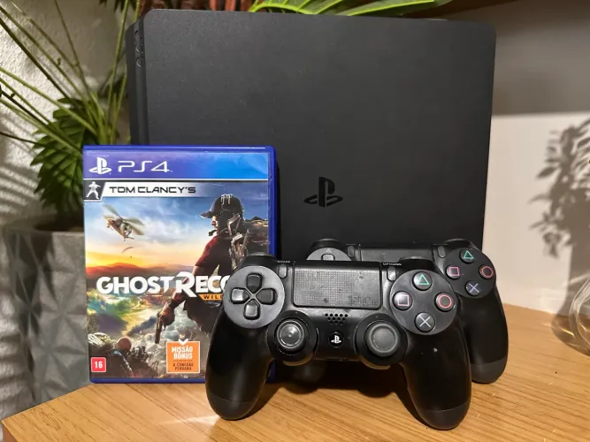 Ps4 slim+2 controle+2 Game