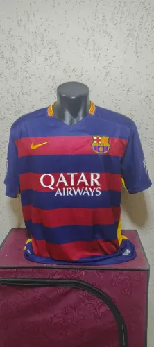 Camisa Barcelona 2015 original da época tríplice coroa GG nova modelo europeu Histórica