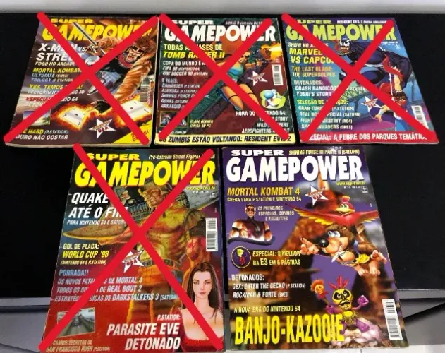 Revista Super GamePower - Diversos Volumes