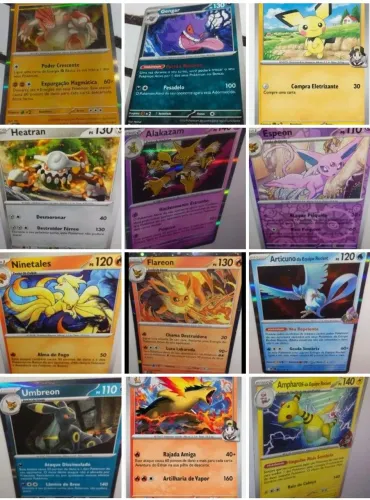 Vendo esse kit de cartas pokémon 12 unidades bem conservada pra colecionar