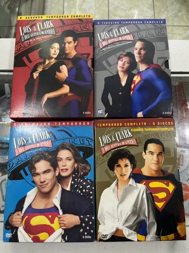 Dvd Box Lois E Clark 1 2 3 4 Temporada
