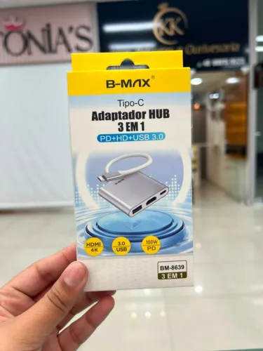 ADAPTADOR HUB 3 EM 1