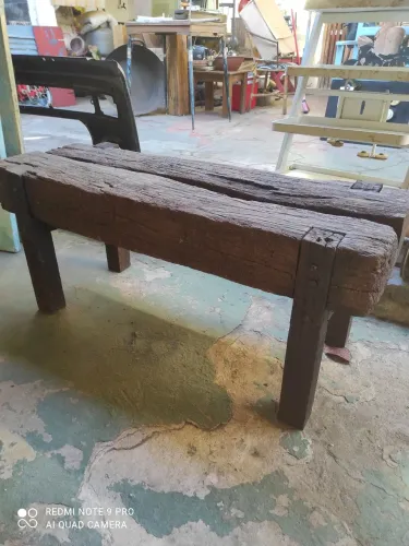 Banco para jardim,bruto :