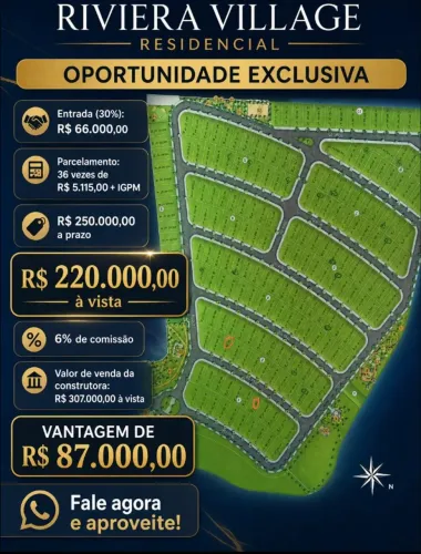 terreno abaixo do valor de venda , otimo negocio 403,44 metros