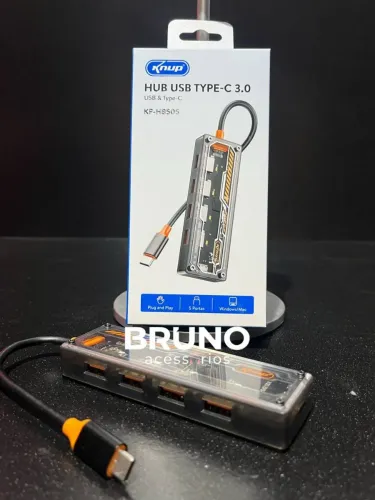 HUB USB TYPE-C 3.0 - KP-HB505<br>