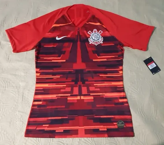 Camisa Corinthians 2019 Goleiro Jogador Vermelha