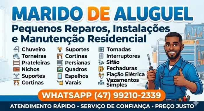 Marido de aluguel/pequenos reparos