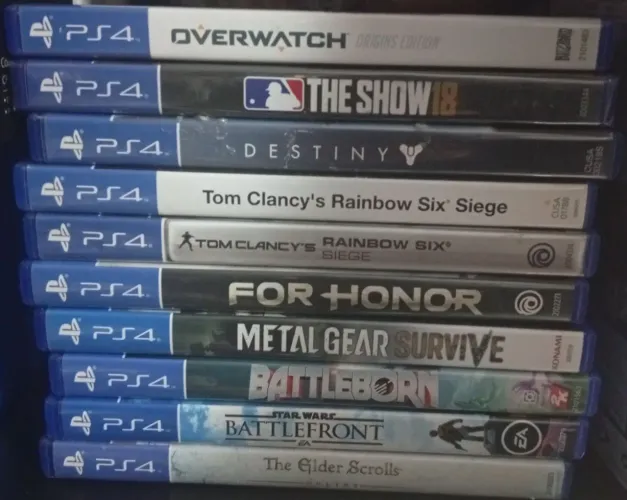 Lote 10 jogos ps4