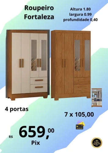 Guarda roupa direto da fábrica
