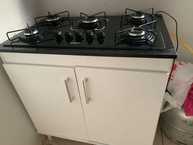 Fogão cooktop 5 bocas semi novo 