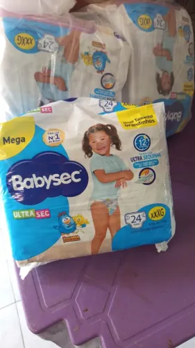 Fralda xxxg Babysec