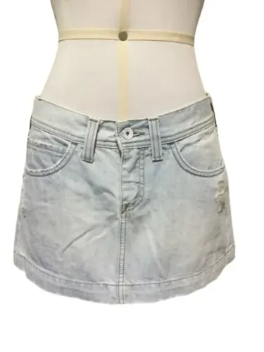 Saia M. Officer Jeans Destroyed Tamanho 34/36