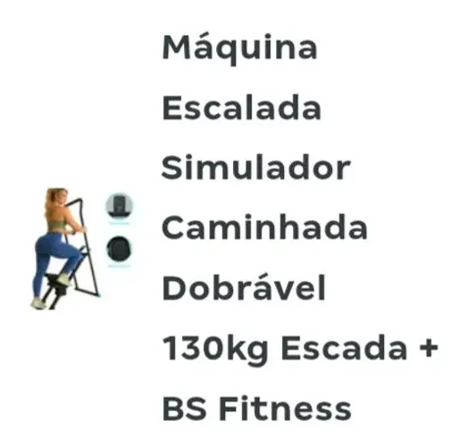 Máquina Escalada Simulador de Escada dobrável