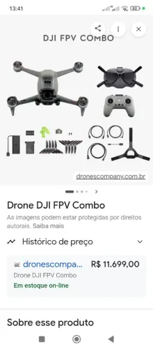 Drone dji FPV óculos drone 2 controle vale 16 mil 