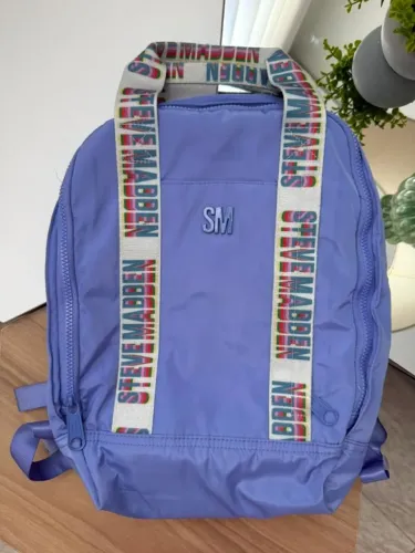 mochila steve madden lilás grande