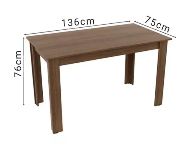 Mesa 6 lugares NOVA - NA CAIXA