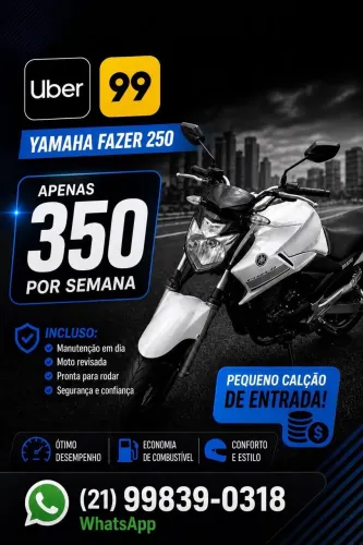 Aluguel Fazer 250cc 
