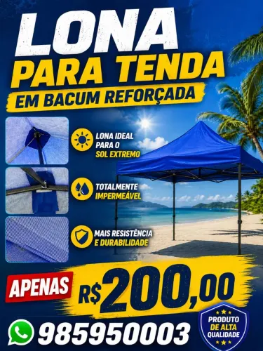 Lona de tenda 3*3