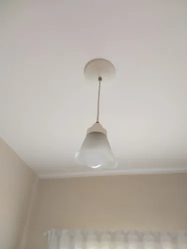 Lustre Pendente Formato de Flor - Vidro Fosco