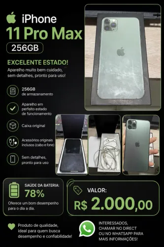 iPhone 11 Pro Max 256 gb