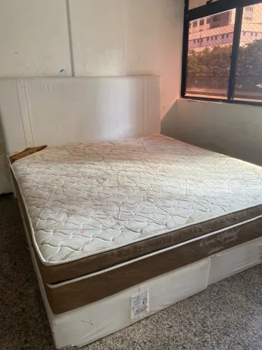 Cama king size completa Ortobom