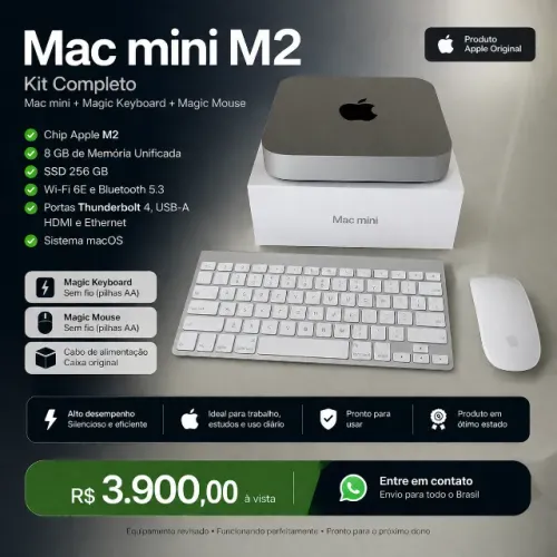 Mac Mini M2 SSD 256 GB