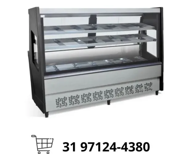 Balcão Avícola 2M Preto Polar