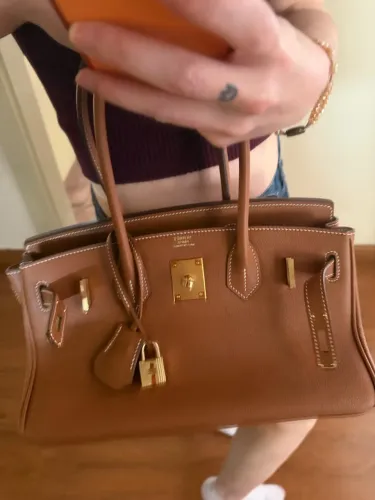 Birkin marrom bolsa
