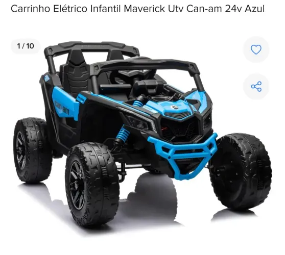 Carrinho elétrico infantil Maverick 24 V