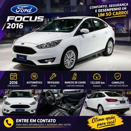 Ford Focus Fastback Se/se Plus 2.0 Flex Aut. 2016