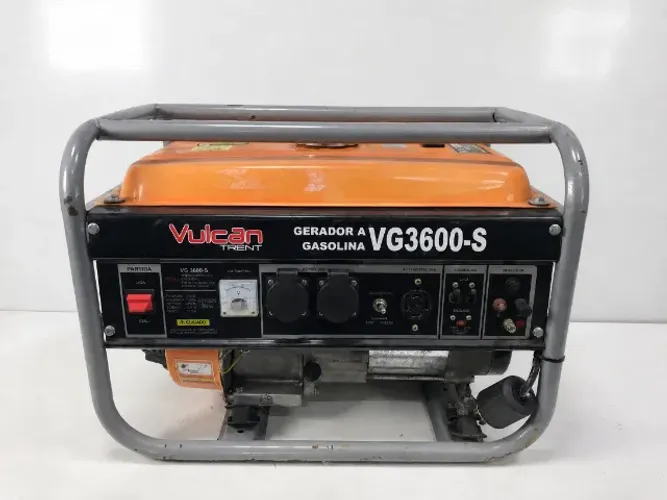 GERADOR A GASOLINA MARCA VULCAN MOD VG3600-S 12L. 