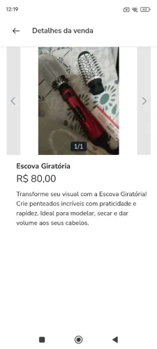 Escova giratória