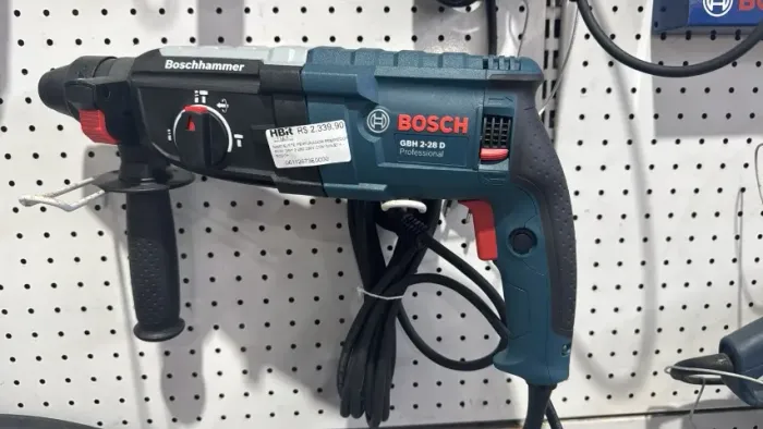 MARTELETE PERFURADOR ROMPEDOR 850W GBH 2-28D 220V COM MALETA - BOSCH
