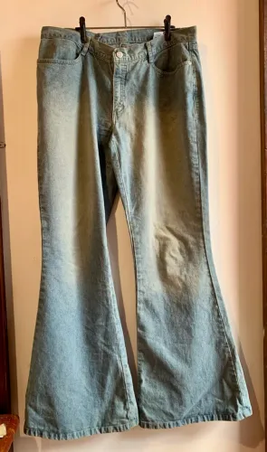 Calça flare vintage dax usada 1 vex