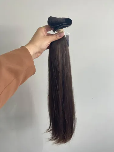 Vende-se cabelo castanho do Sul - novo! 100g