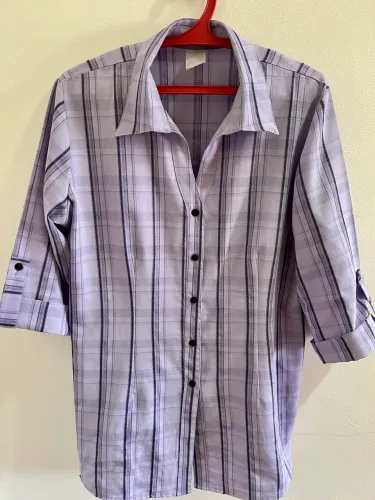 Camisão em Xadrez Lilás.