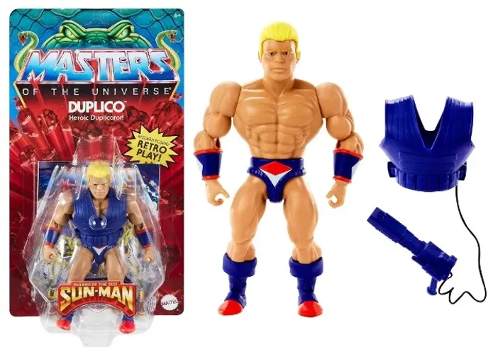 Masters of the Universe Origins Duplico Exclusivo Mattel Creations Sun Man Raro