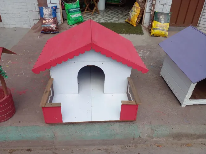 Casinha para cachorro grande 2x crédito 
