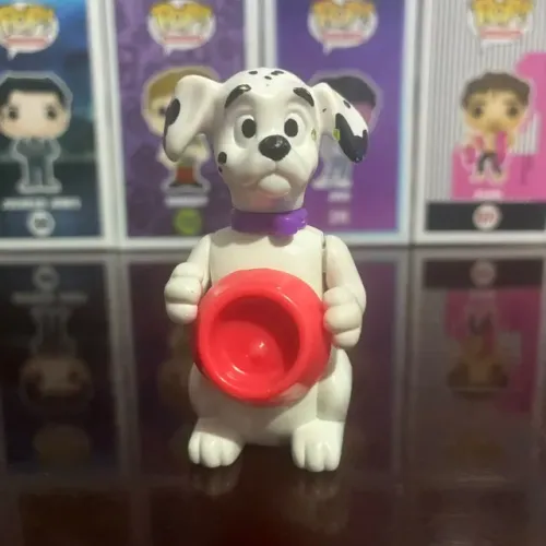 Dálmata com Tigela - Coleção "101 Dálmatas" de 1996 (Disney/McDonald's)
