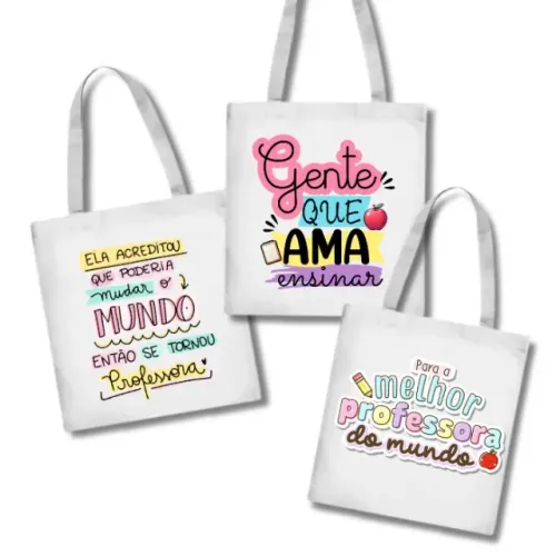 Bolsas Personalizadas para O Dia do Peifessor