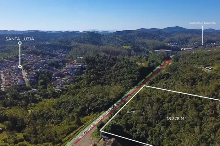 Terreno a venda para investimento com 18.378m² no Roncon, Ribeirão Pires, SP