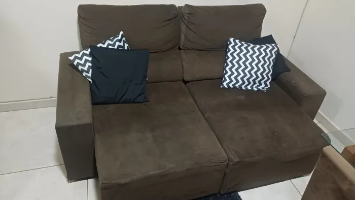 Sofá retrátil 4 lugares 