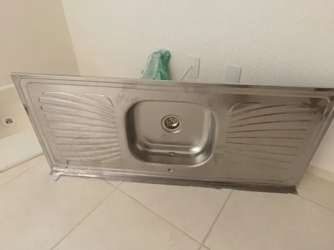 Pia inox (1,20m) para cozinha