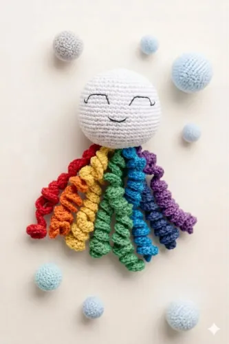 Polvinho amigurumi 